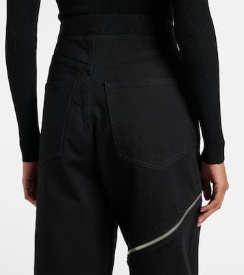 Pantaloni a gamba larga Spiral in cotone | Alaïa