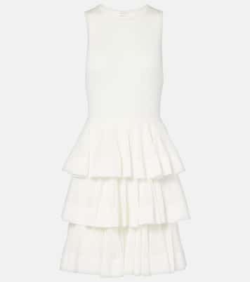 Crush Ruffled tiered knitted minidress | Zimmermann