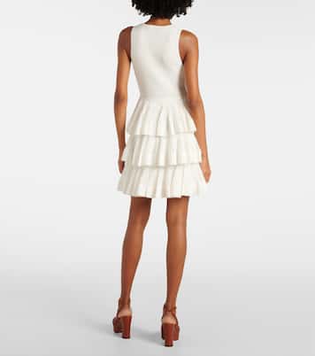 Crush Ruffled tiered knitted minidress | Zimmermann