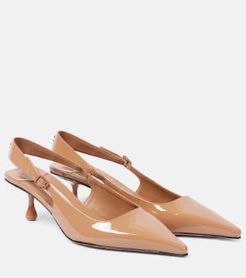 Amel 50 patent leather slingback pumps | Jimmy Choo