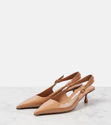 Amel 50 patent leather slingback pumps | Jimmy Choo