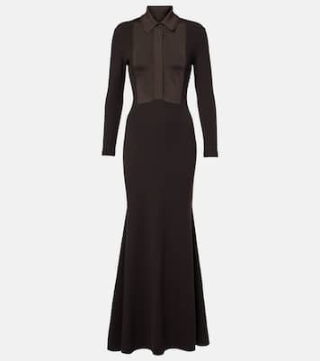 Robe à col roulé en laine mélangée | Tom Ford