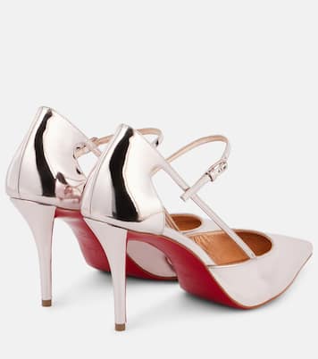 Mary-Jane-Pumps Miss Z Strap 80 aus Leder | Christian Louboutin
