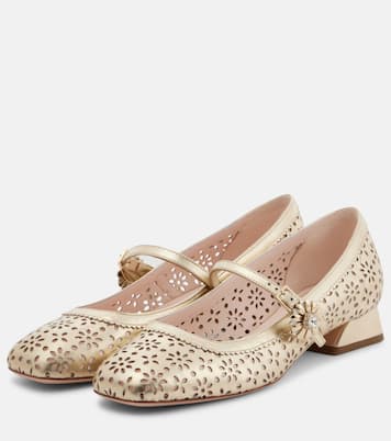 Mary-Jane-Pumps New Très Vivier 25 aus Leder | Roger Vivier