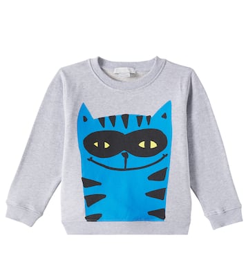 Printed cotton jersey sweatshirt | Stella McCartney Kids