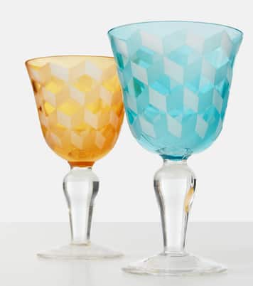 Set Blocks aus sechs Weingläsern | Polspotten