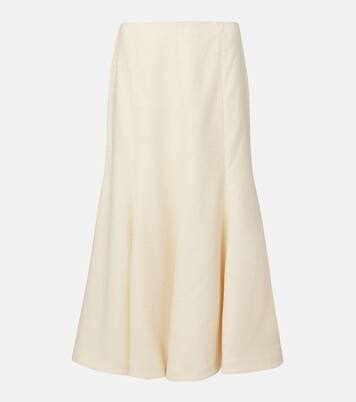 Selma flared silk midi skirt | Gabriela Hearst