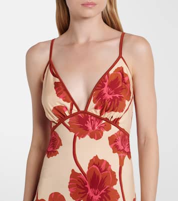 Maxikleid Sendero de Astromelias aus Jersey | Johanna Ortiz