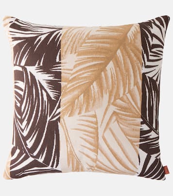 Floral striped cushion | Missoni