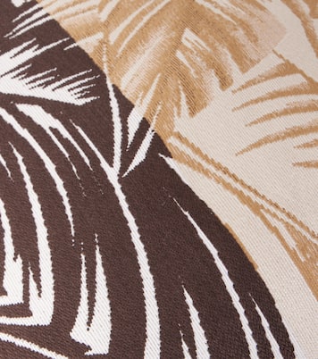 Floral striped cushion | Missoni