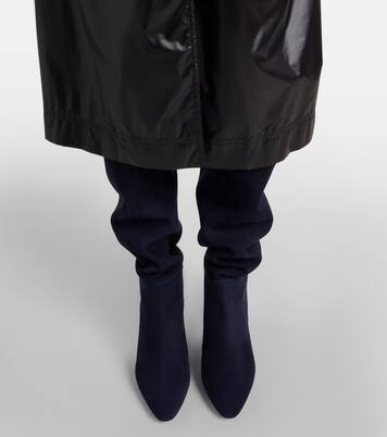 Pointy 55 suede knee-high boots | Gianvito Rossi