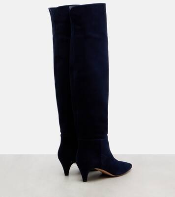 Pointy 55 suede knee-high boots | Gianvito Rossi