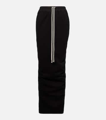 Maxirock Pillar aus Baumwoll-Jersey | Rick Owens