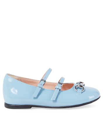 Ballerinas Horsebit aus Lackleder | Gucci Kids