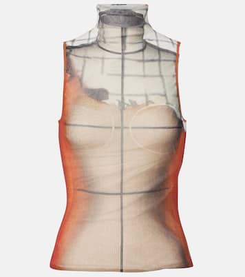 Fire tulle top | Jean Paul Gaultier