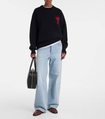 Ami de Cœur virgin wool sweater | Ami Paris