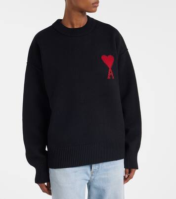 Ami de Cœur virgin wool sweater | Ami Paris