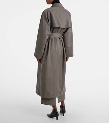 Rhydian virgin wool gabardine trench coat | The Row