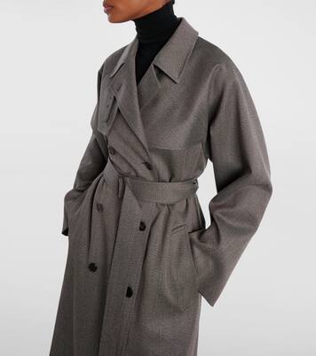 Rhydian virgin wool gabardine trench coat | The Row