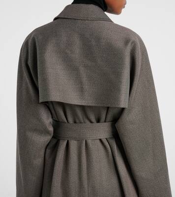Rhydian virgin wool gabardine trench coat | The Row