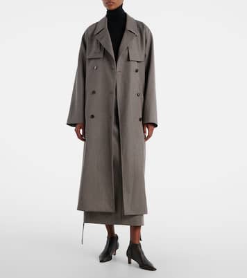 Rhydian virgin wool gabardine trench coat | The Row