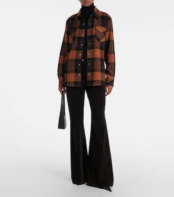 Checked cashmere shirt | God's True Cashmere