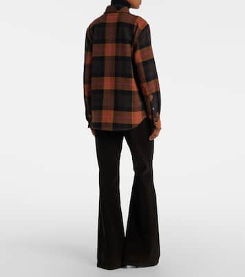 Checked cashmere shirt | God's True Cashmere