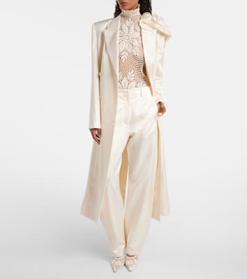 Floral-appliqué coat | Magda Butrym