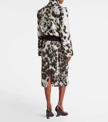 Bedruckte Jacke aus einem Wollgemisch | Dries Van Noten