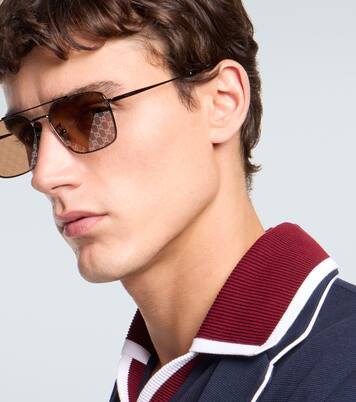 Lunettes de soleil GG aviateur | Gucci