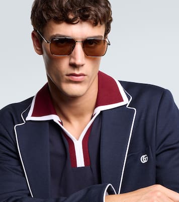 Lunettes de soleil GG aviateur | Gucci