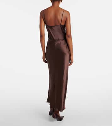 Sense of Shine silk satin slip skirt | Dorothee Schumacher