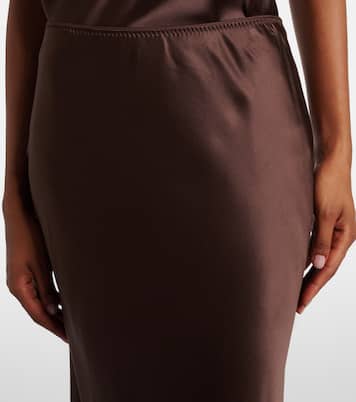 Sense of Shine silk satin slip skirt | Dorothee Schumacher