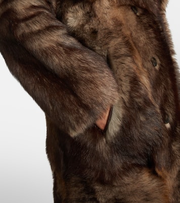 Abrigo de borrego y piel reversible | Yves Salomon