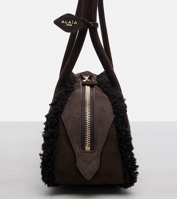 Sac Le Teckel Medium en daim | Alaïa