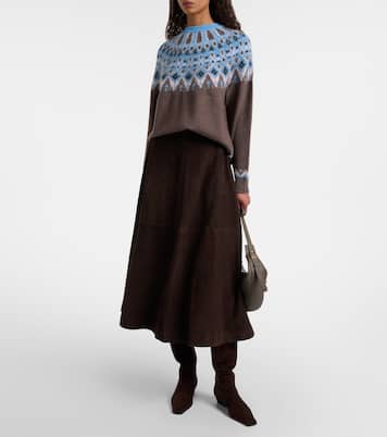 Jersey Zane Fair Isle en mezcla de lana | Staud
