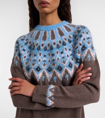 Jersey Zane Fair Isle en mezcla de lana | Staud