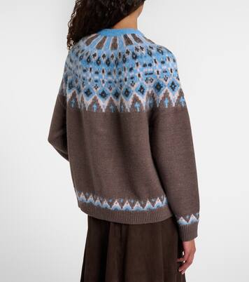 Jersey Zane Fair Isle en mezcla de lana | Staud