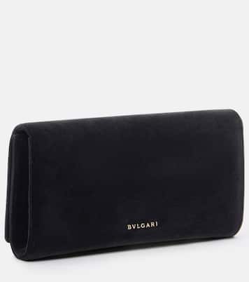 Bvlgari Tubogas embellished velvet clutch | Bvlgari