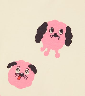 T-shirt Doggies imprimé en coton mélangé | Mini Rodini