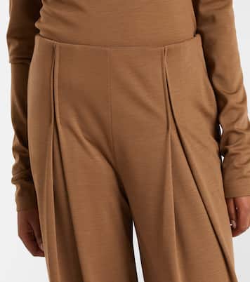 Pantalon ample Cocco en laine vierge | Max Mara