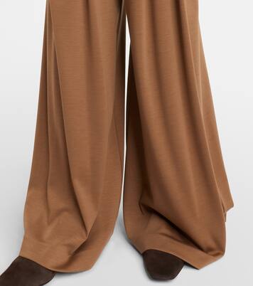 Pantalon ample Cocco en laine vierge | Max Mara