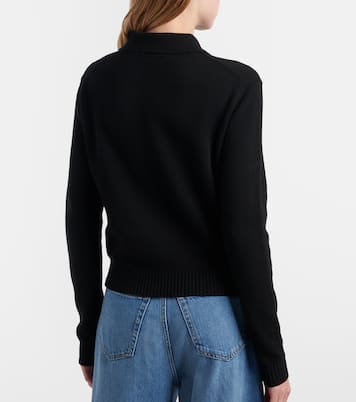 Polo en laine et cachemire à logo | Givenchy