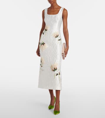 Abito midi Lilibeth in jacquard con perline | Simkhai