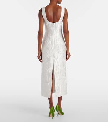 Abito midi Lilibeth in jacquard con perline | Simkhai