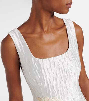 Abito midi Lilibeth in jacquard con perline | Simkhai