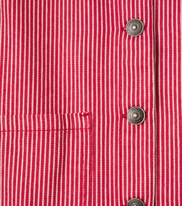 Camisa Luc de sarga de algodón a rayas | Konges Sløjd