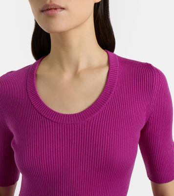 Ribbed-knit wool top | Chloé
