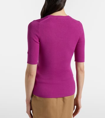 Ribbed-knit wool top | Chloé