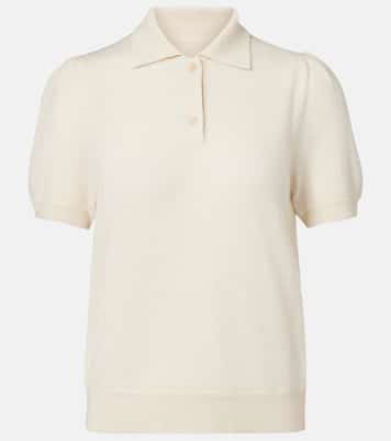 Cashmere polo sweater | Jardin des Orangers